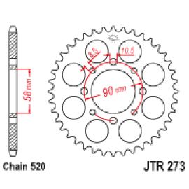 Corona JT Sprockets JTR273 de acero