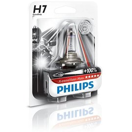 Lámpara faro moto Philips Xtreme Vision H7 100% más de luz