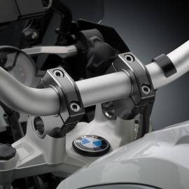 Alzas acercadoras 45 mm Rizoma en plata para BMW R 1250 GS 19-22 | R 1200 GS 13-18 | R 1200 GS ADVENTURE 13-18 | R 1250 GS ADVENTURE 19-22