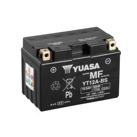 Batería moto Yuasa YT12A-BS sin mantenimiento
