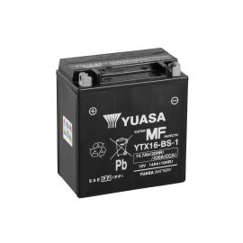 Batería moto Yuasa YTX16-BS-1 sin mantenimiento