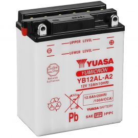 Batería Yuasa YB12AL-A2 con pack de ácido