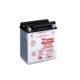 Batería Yuasa YB14-B2 con pack de ácido