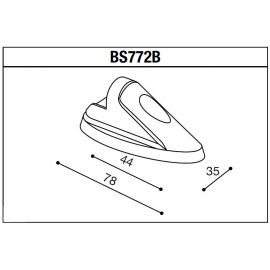 Adaptador de espejos Rizoma BS772B para Honda CBR 1000RR 08> (unid.)