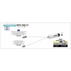 Conector homologado Arrow para Paiggio MP3 500 LT 17-18
