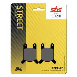 Plaquettes de frein SBS 532HF à composition céramique