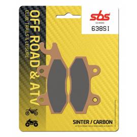Plaquettes de frein SBS 638SI à composition carbone / frittée