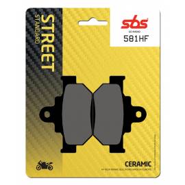 Plaquettes de frein SBS 581HF à composition céramique