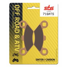 Pastillas de freno SBS 716ATS de compuesto Carbono / Sinterizado