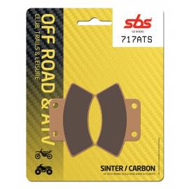 Pastillas de freno SBS 717ATS de compuesto Carbono / Sinterizado