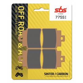 Plaquettes de frein SBS 775SI à composition carbone / frittée