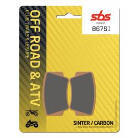 Plaquettes de frein SBS 867SI à composition carbone / frittée