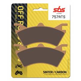 Pastillas de freno SBS 757ATS de compuesto Carbono / Sinterizado