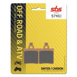Plaquettes de frein SBS 574SI à composition carbone / frittée