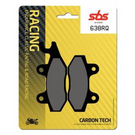 Plaquettes de frein SBS 638RQ en composite carbone