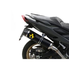 Escape Arrow Race-Tech homologado en aluminio negro para Yamaha T-MAX 530 / 560 17-20