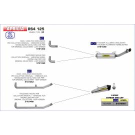 Conector Arrow homologado para Aprilia RS4 125 17-19