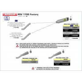 Conector homologado para Aprilia TUONO 1100 V4 17-18 / RSV4 1100 Factory 19-20