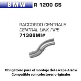 Conector Arrow no homologado en acero inox. para BMW R 1200 GS / Adventure 06-09