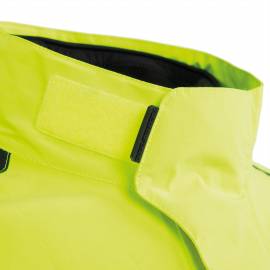 Conjunto de chaqueta y pantalon antilluvia Tucano Urbano Set Diluvio Pro Negro - Amarillo Fluorescente