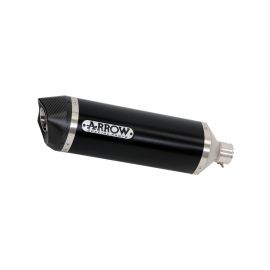 Escape Arrow Race-Tech homologado en aluminio negro para Piaggio MP3 500 LT 14-16