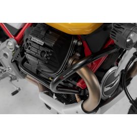 Defensas SW Motech en negro para Moto Guzzi V85 TT 19-20