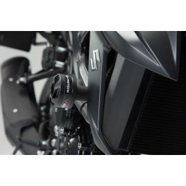 Topes anticaída SW Motech para Yamaha MT-03 16-20 y Suzuki GSX-S750 17-20