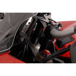 Pontets élévation de guidon SW Motech 30 mm en noir pour Ducati Multistrada 1200 10-14|Multistrada 1260 17-19