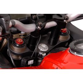 Alzas de manillar SW Motech de 30 mm en negro para Ducati Multistrada 1200 10-14|Multistrada 1260 17-19