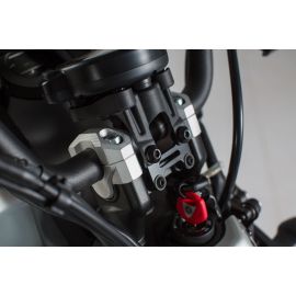 Pontets élévation de guidon SW Motech 20 mm en noir pour Yamaha XSR 700 15-20