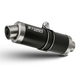 Escape homologado Storm GP Acero negro para SUZUKI GSX-R 250 17-20 | GSX 250 R 17-20