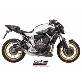 Escape completo SC Project homologado en acero inox para Yamaha MT 07 13-16