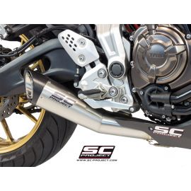 Escape completo SC Project homologado en acero inox para Yamaha MT 07 13-16