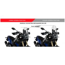 Sistema de regulación manual Puig para cúpula Yamaha Tenere 700 19-21
