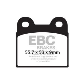 Plaquettes de frein EBC organiques FA057