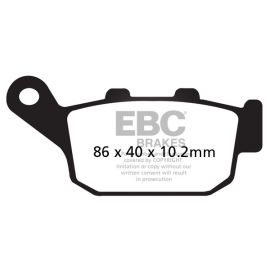Plaquettes de frein EBC organiques FA140