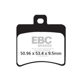 Plaquettes de frein EBC organiques FA298