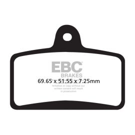 Plaquettes de frein EBC organiques FA399
