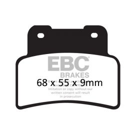 Plaquettes de frein EBC organiques FA432