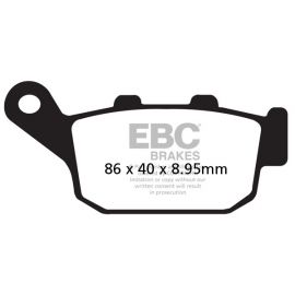 Plaquettes de frein EBC organiques FA496