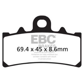 Plaquettes de frein EBC organiques FA606