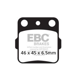 Plaquettes de frein EBC frittés FA084/3R
