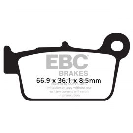 Plaquettes de frein EBC frittés FA367/2R