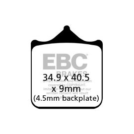 Plaquettes de frein EBC frittés EPFA604/4HH