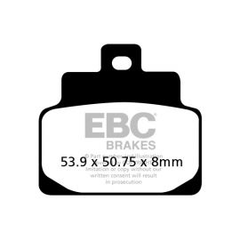 Plaquettes de frein EBC organiques SFA301