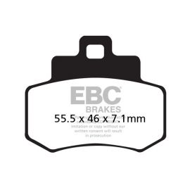 Plaquettes de frein EBC organiques SFA356