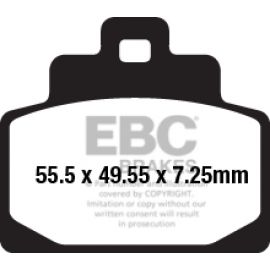 Plaquettes de frein EBC organiques SFA681