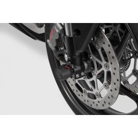 Roulettes de protection pour fourche SW Motech pour Kawasaki Versys 1000 | ZX-6R 636 | Husqvarna Nuda 900/R
