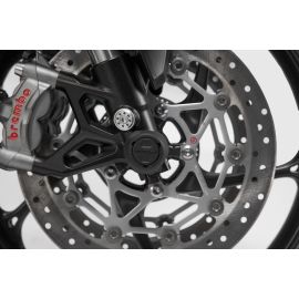 Protector de eje rueda delantera SW Motech para Yamaha MT-09/Tracer 13-16|XSR 900/Abarth