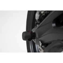 Protectores de eje rueda trasero SW Motech para BMW S 1000R/RR 13-21|F 750GS 17-20|F 850GS/Adv 17-21|F 900R/XR 19-21